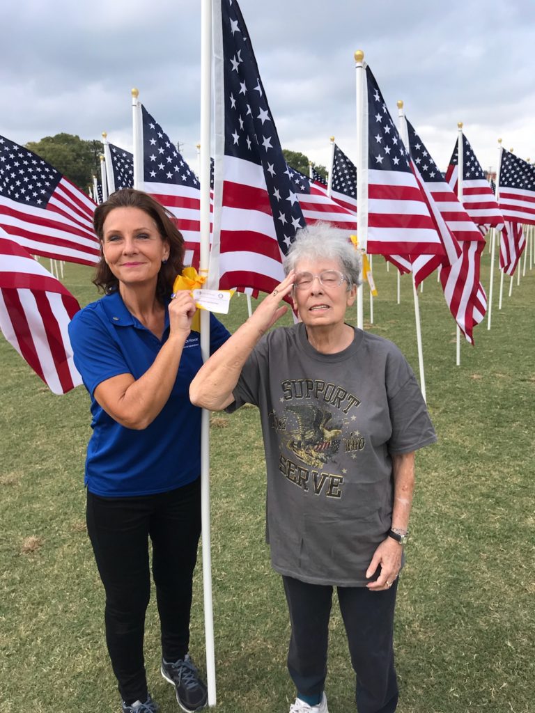 Vickis Mom at the Field of Honor
